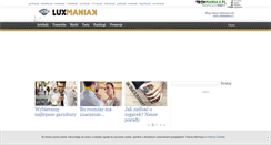 Desktop Screenshot of luxmaniak.pl