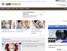 Tablet Screenshot of luxmaniak.pl